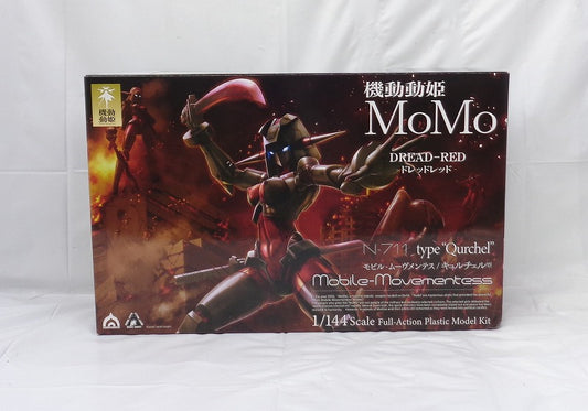 Modelo de plástico Kidou Douki MoMo Dread Red [negro/rojo/hierro] a escala 1/144