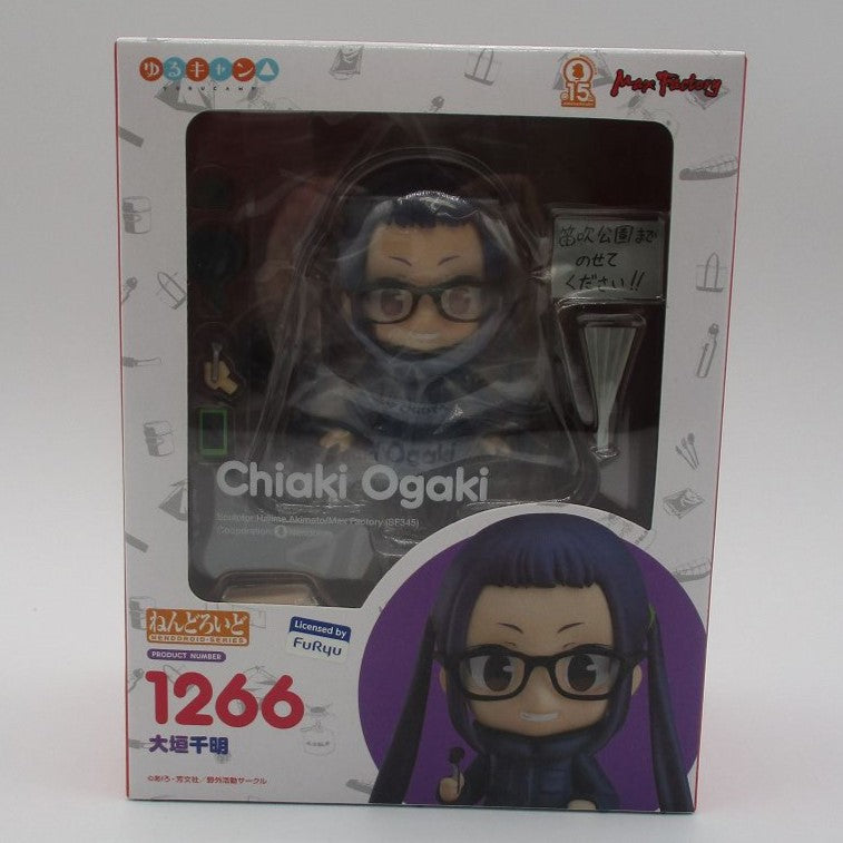 Nendoroid No.1266 Chiaki Ogaki GOODSMILE ONLINE SHOP Pre-order bonus comes with “SNS speech bubble plate “Arrived at the campsite!” (Yurucamp△)