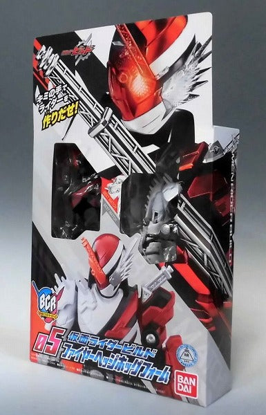 Bandai Bottle Change Rider Series 05 Kamen Rider Build Fire Hedgehog Form