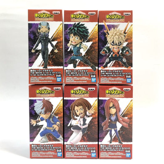 My Hero Academia the Movie: Heroes Rising - World Collectable Figure - Set of 6