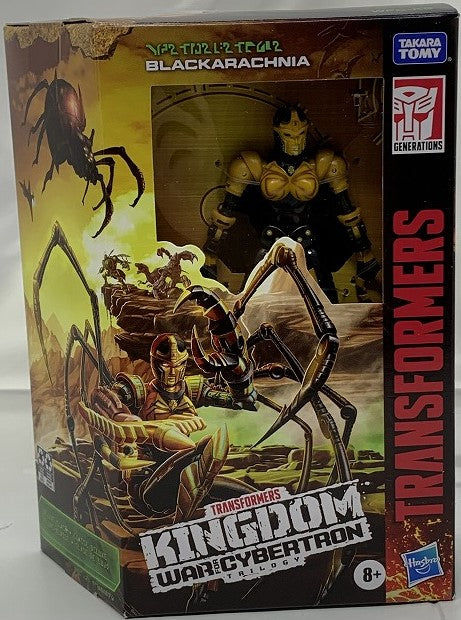 Transformers Generations WFC Kingdom Black Arachnia (Deluxe), animota