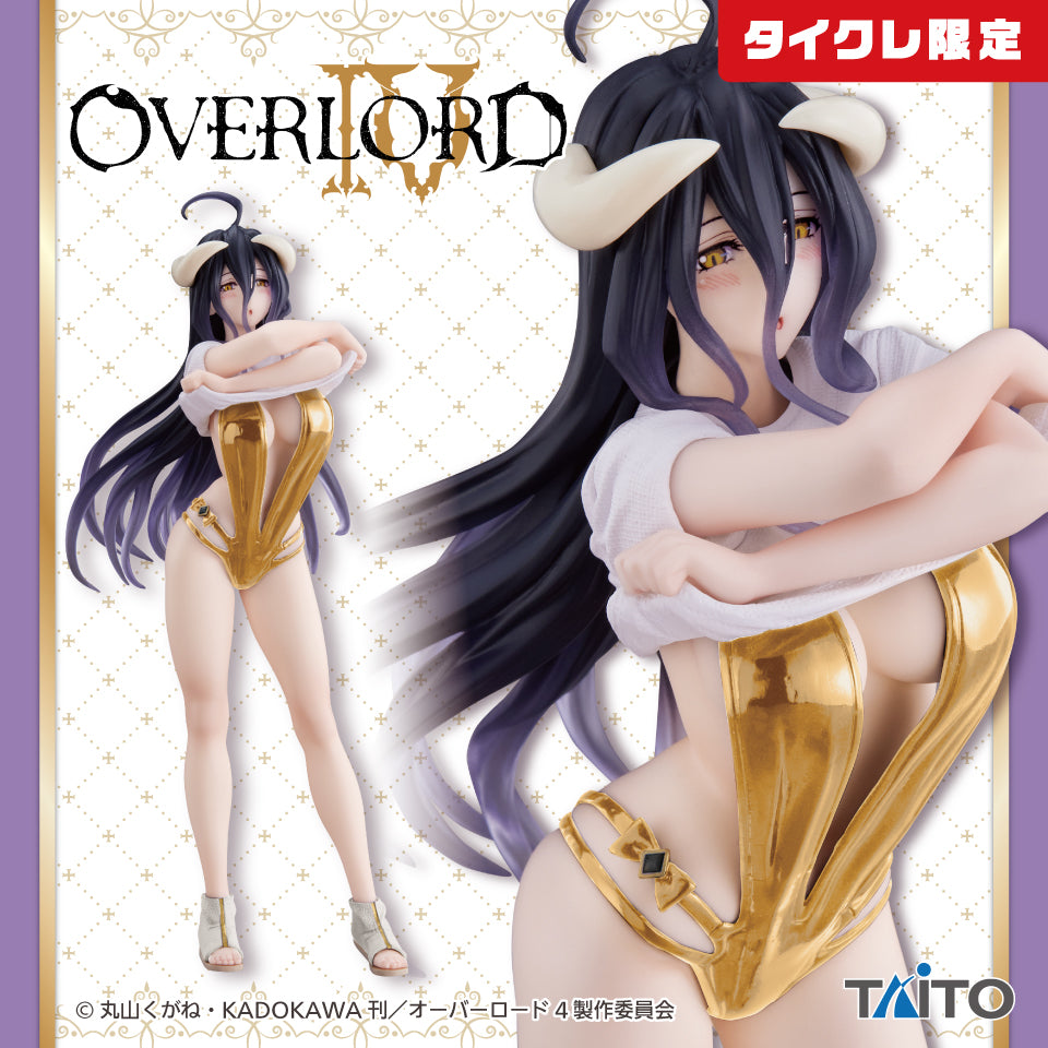 Overlord Ⅳ - Coreful Figure - Albedo T-shirt swimsuit Ver. - Renewal （Taito Crane Online Limited Ver) | animota