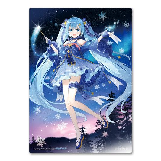 Snow Miku - SNOW MIKU - Third Season- Snow Miku 2017 Illustration Board [Ichiban-Kuji Prize F], Hobbies & Creative Arts, animota