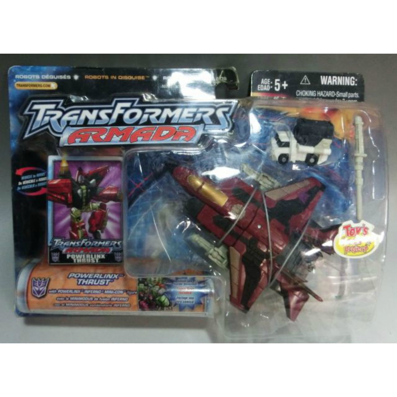 Transformers Armada Powerlinx Thrust Red.ver, animota