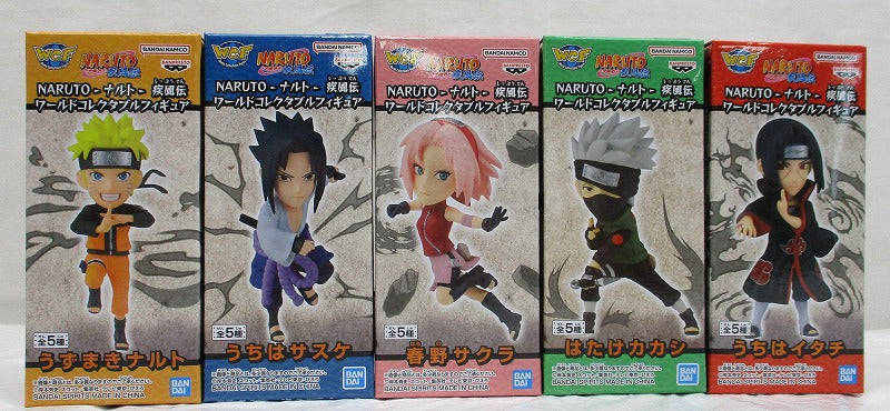 Naruto: Shippuden World - Juego de 5 figuras coleccionables