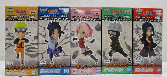 Naruto: Shippuden World Collectable Figure Set of 5 Figures