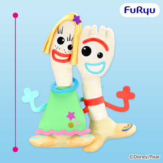 Toy Story 5 Pair Plush Toy - Forky & Karen Beverly