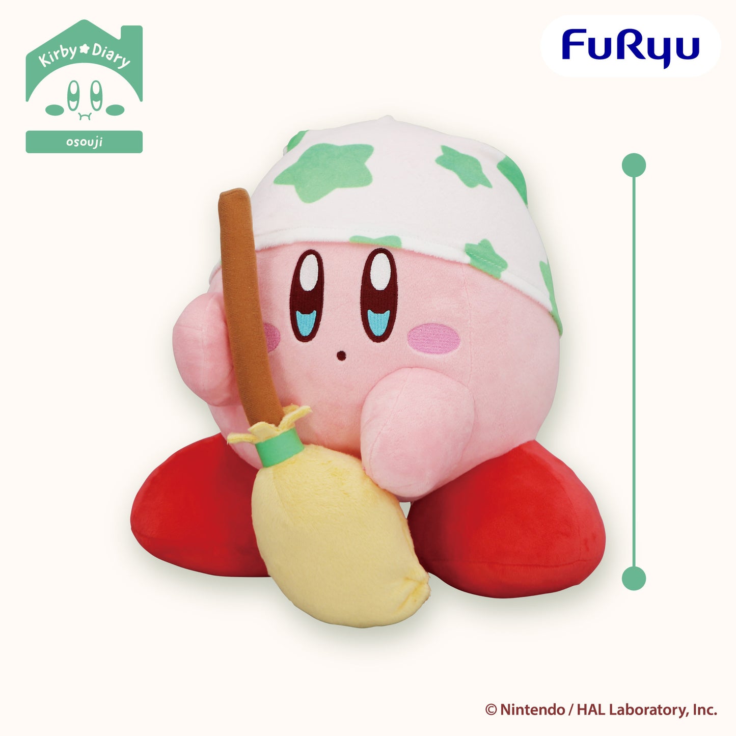 Kirby★Diary Osouji BIG Plush Toy - Clean