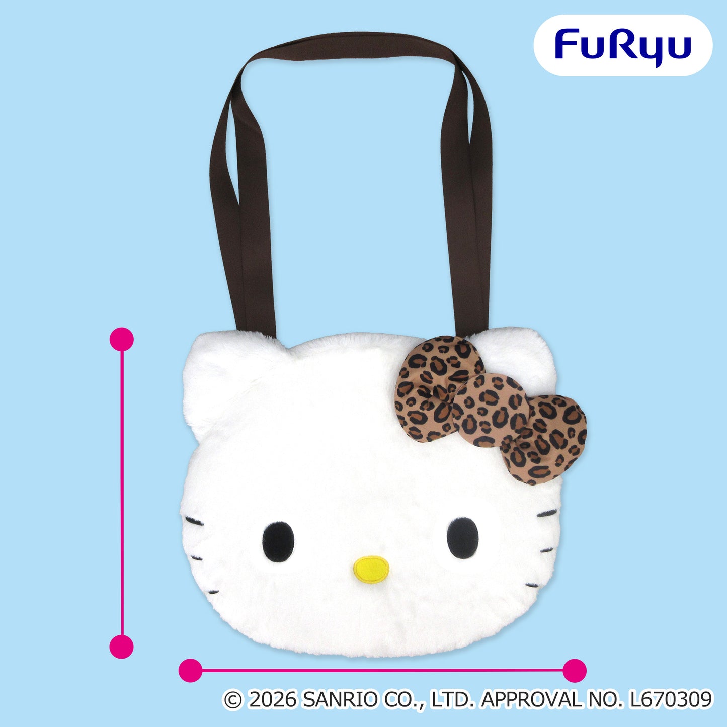 Hello Kitty SANRIO FES 2026 Colorful Link Outfit Face Bag