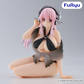Super Sonico - Noodle Stopper Figure - Black Bikini Ver.
