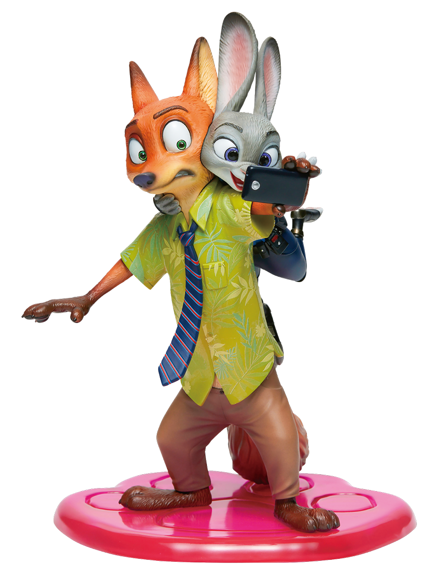 Zootopia Nick & Judy Selfie Figure [Happy-Kuji Prize A]