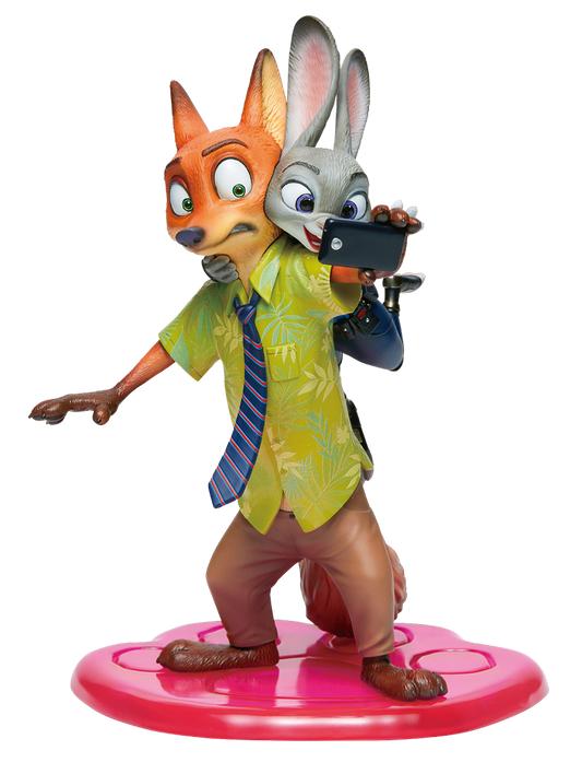 Zootopia Nick & Judy Selfie Figure [Happy-Kuji Prize A]