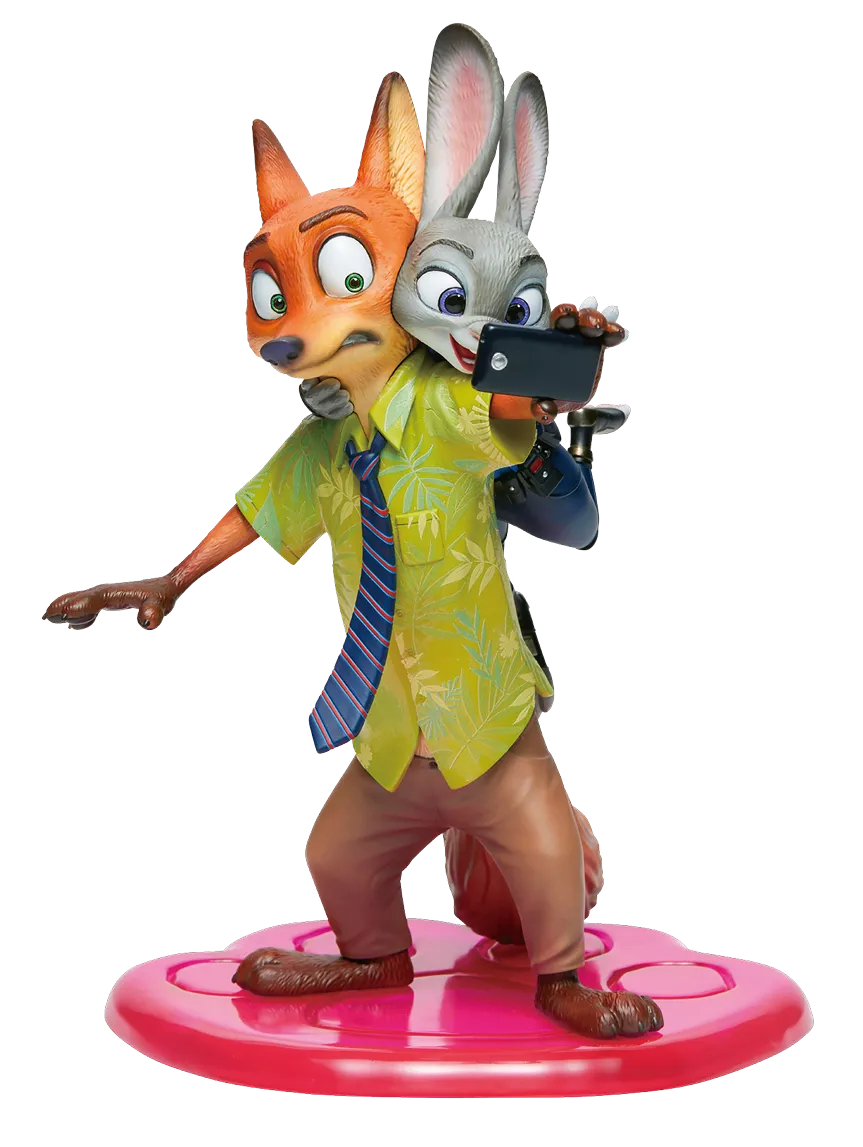 Zootopia Nick & Judy Selfie Figure [Happy-Kuji Prize A]