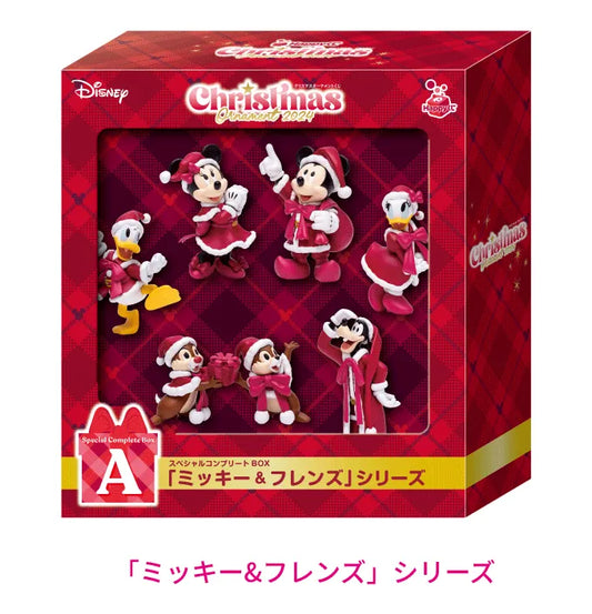 Disney Christmas Ornament Kuji 2024 - Mickey & Friends Series [Happy-Kuji Special Complete BOX Prize A]
