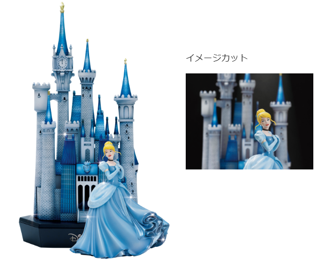 Disney100 Cinderella Castle & Cinderella Figure Set [Happy-Kuji Prize A]