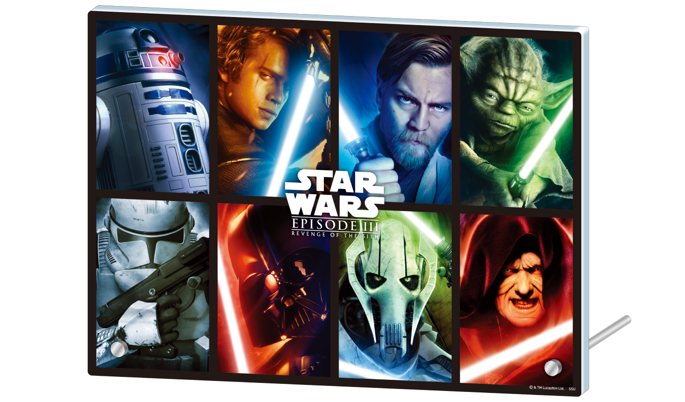 STAR WARS™ THE SKYWALKER SAGA - “Revenge of the Sith” BIG Acrylic Panel [Happy-Kuji Prize B]