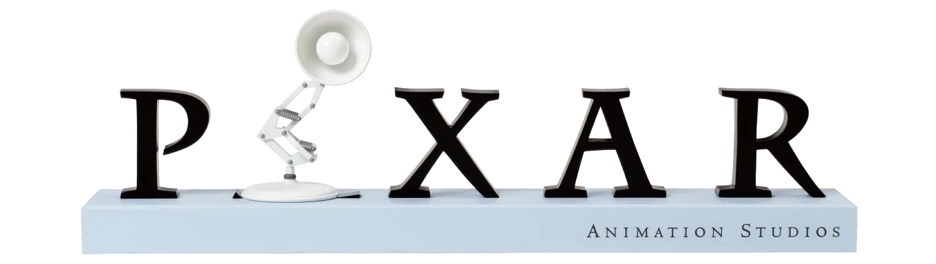 PIXAR - Pixar Lamp & Pixar Logo Figure [Happy-Kuji Last Prize / 7-Eleven Exclusive]