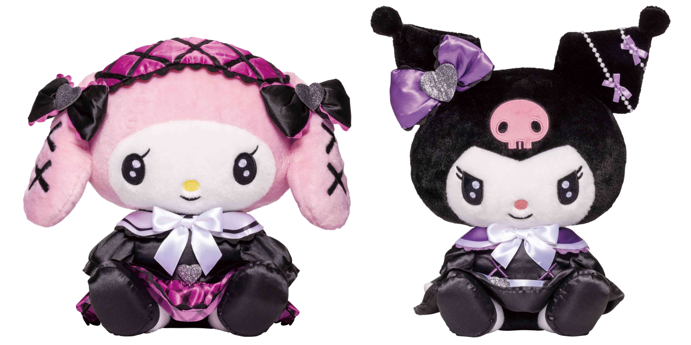 Sanrio Characters Halloween 2024 My Melody ♡ Kuromi BIG Plush Toy Set [Happy-Kuji Last Prize]