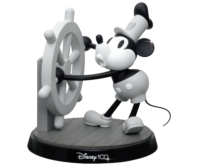Disney100 Steamboat Willie Extra Large Figure [Happy-Kuji Last Prize / Ito-Yokado, Loft & Youme Town Exclusive]