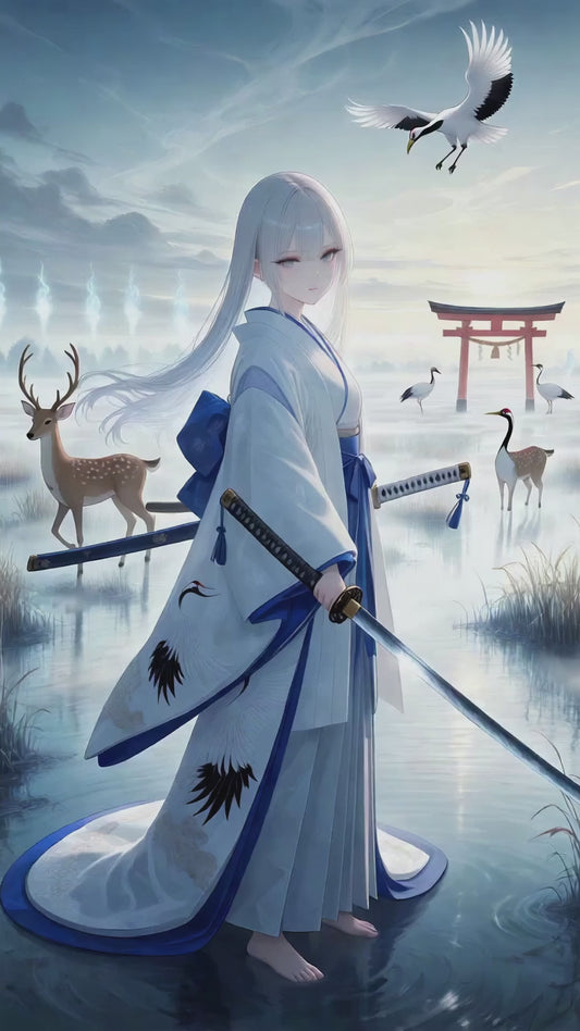 Anime Girl Free [NUMA MUSUME Series][The Silver Priestess: Kushiro Marshlands].(Free)