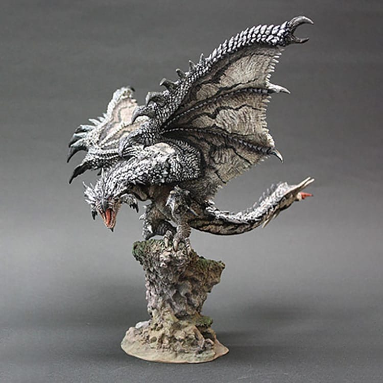 Capcom Figure Builder Creator's Model - Silver Fire Wyvern Silver Rathalos Complete Figure, Action & Toy Figures, animota