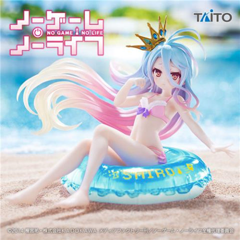 No Game No Life Aqua Float Girls Figure Shiro Renewal