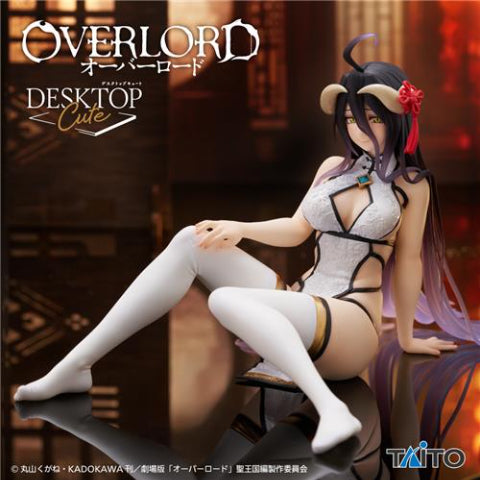 Overlord Desktop Cute Figure - Albedo - China Dress Ver.