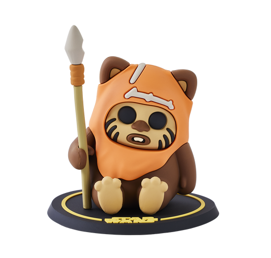 STAR WARS™ EWOKS Wicket Rubber Figure [Happy-Kuji Prize B]