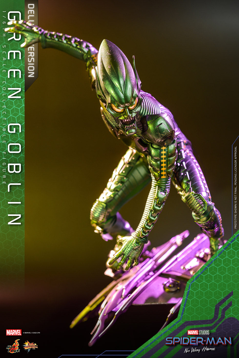 Movie Masterpiece "Spider-Man: No Way Home" 1/6 Scale Figure Green Goblin [w/Bonus Accessory] (Toy Sapiens Exclusive)