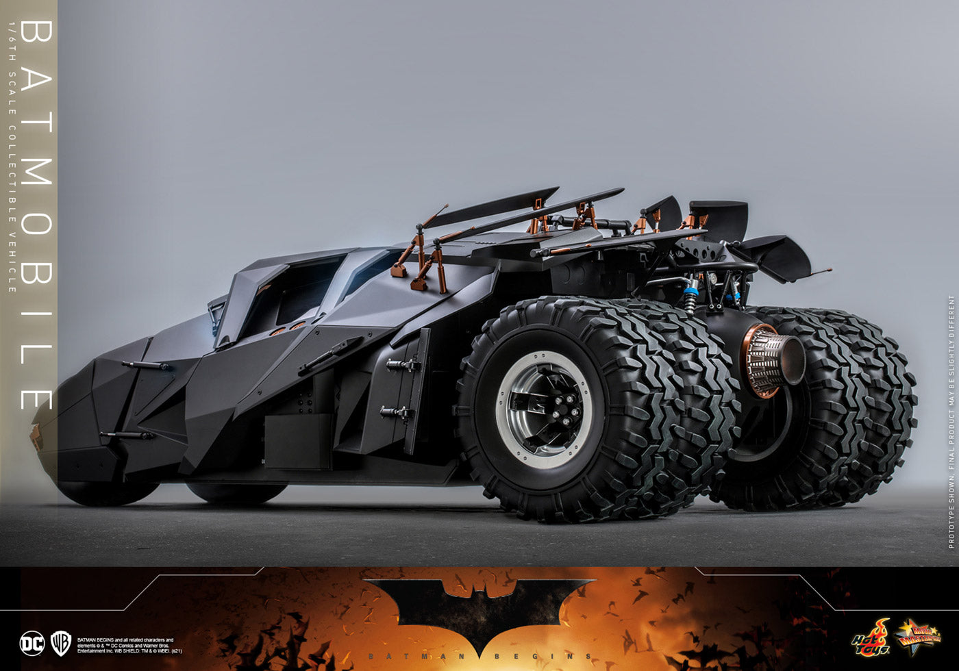 Movie Masterpiece "Batman Begins" 1/6 Scale Vehicle Batmobile