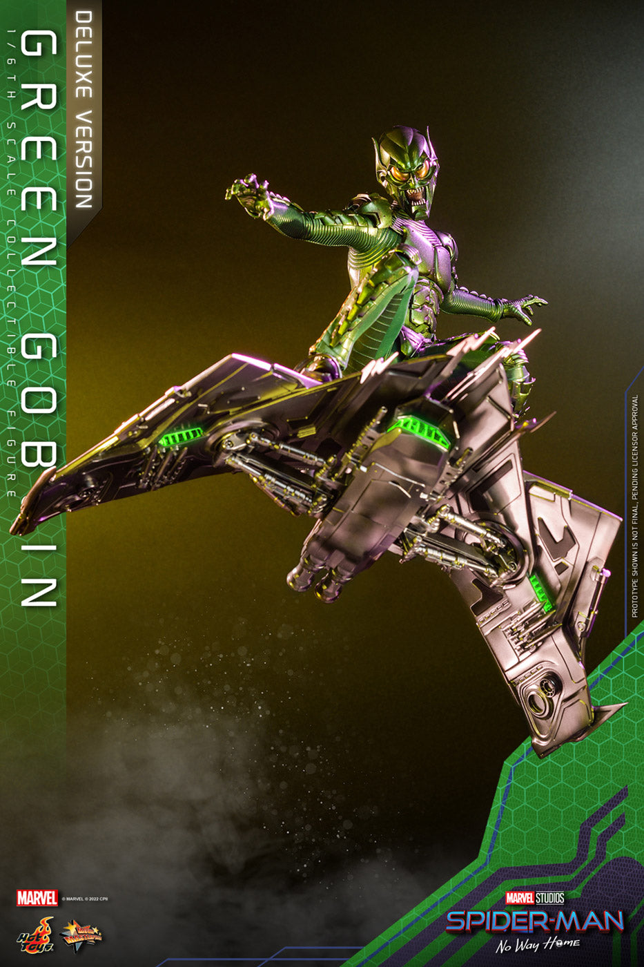 Movie Masterpiece "Spider-Man: No Way Home" 1/6 Scale Figure Green Goblin [w/Bonus Accessory] (Toy Sapiens Exclusive)