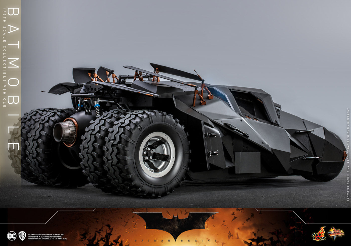 Movie Masterpiece "Batman Begins" 1/6 Scale Vehicle Batmobile