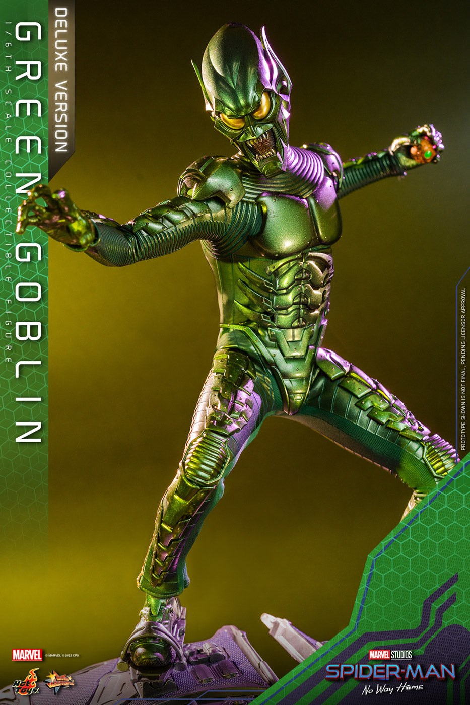 Movie Masterpiece "Spider-Man: No Way Home" 1/6 Scale Figure Green Goblin [w/Bonus Accessory] (Toy Sapiens Exclusive)