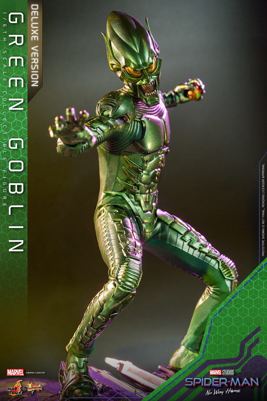 Movie Masterpiece "Spider-Man: No Way Home" 1/6 Scale Figure Green Goblin [w/Bonus Accessory] (Toy Sapiens Exclusive)