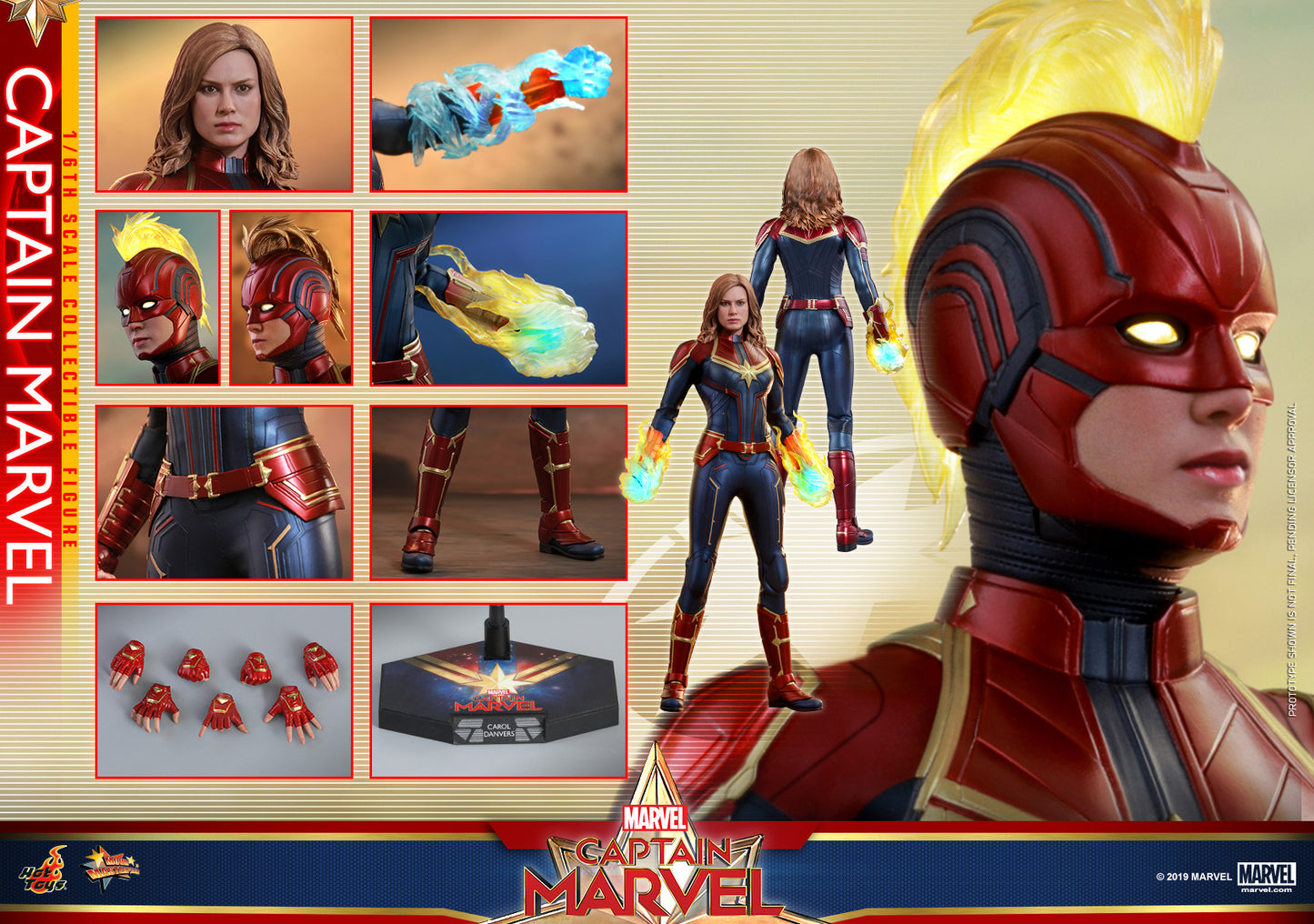 Movie Masterpiece "Captain Marvel" 1/6 Scale Figure Captain Marvel