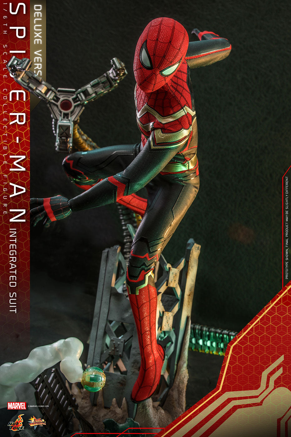 Movie Masterpiece Spider-Man: No Way Home 1/6 Scale Figure Spider-Man (Integrated Suit Edition) [w/Bonus Accessory] (Toy Sapiens Exclusive)