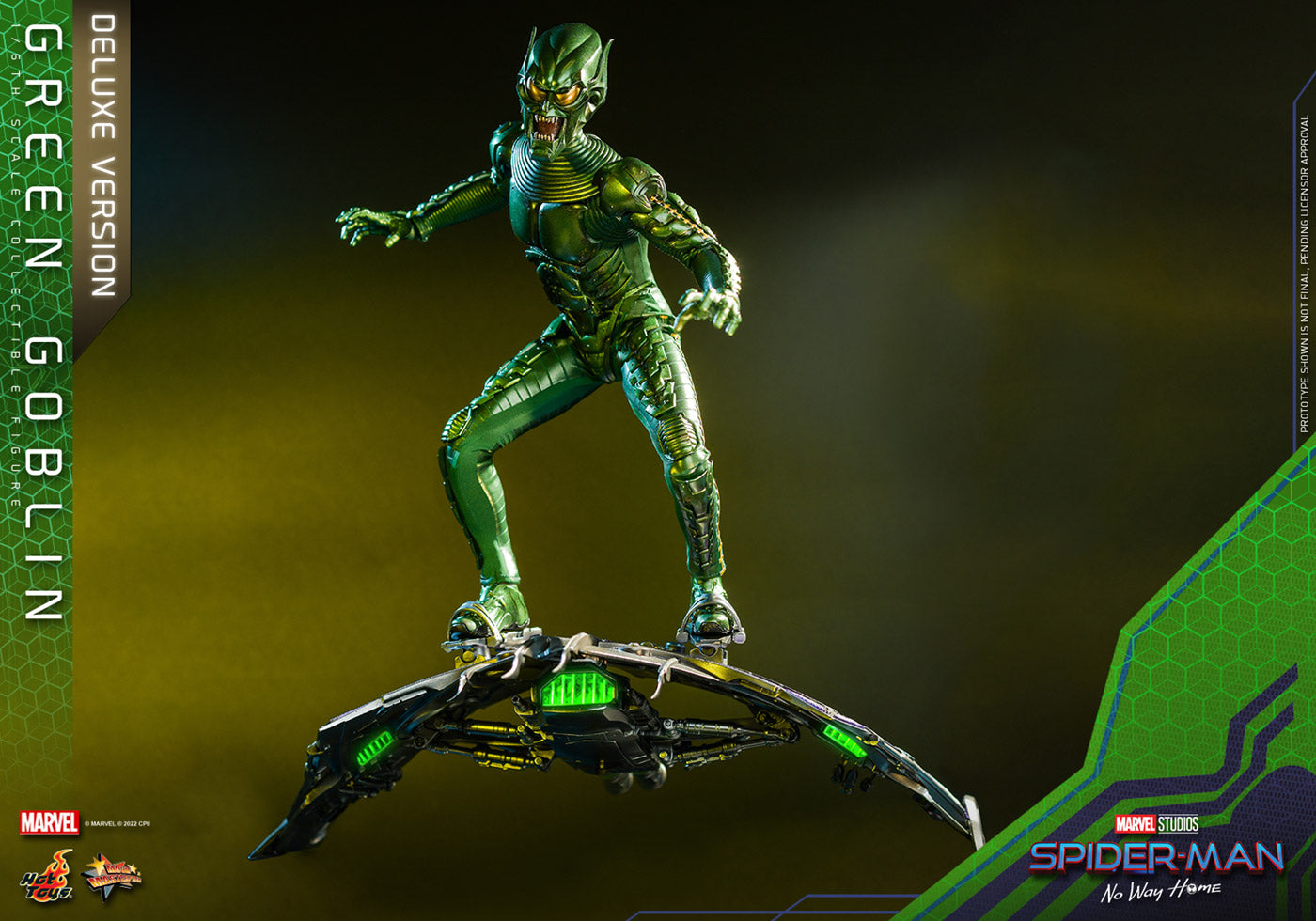 Movie Masterpiece "Spider-Man: No Way Home" 1/6 Scale Figure Green Goblin [w/Bonus Accessory] (Toy Sapiens Exclusive)