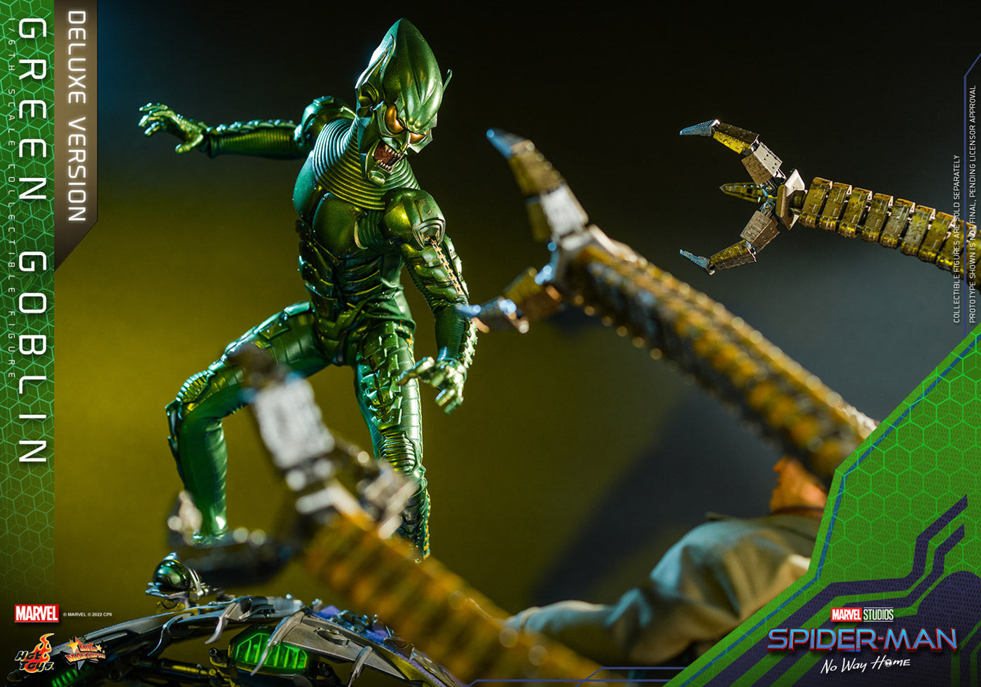 Movie Masterpiece "Spider-Man: No Way Home" 1/6 Scale Figure Green Goblin [w/Bonus Accessory] (Toy Sapiens Exclusive)