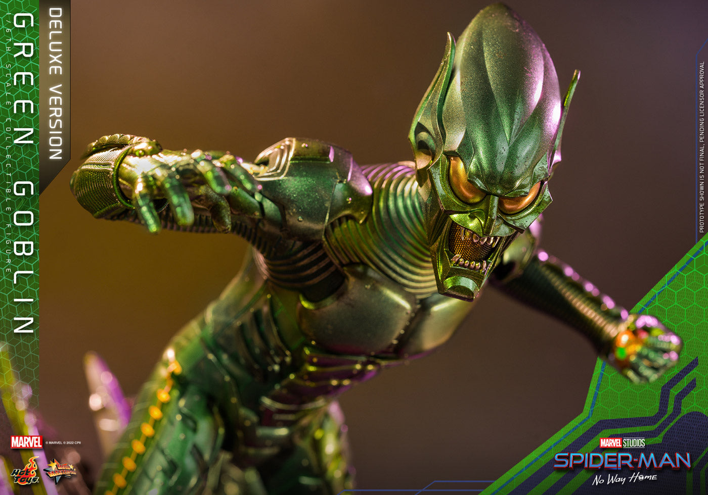 Movie Masterpiece "Spider-Man: No Way Home" 1/6 Scale Figure Green Goblin [w/Bonus Accessory] (Toy Sapiens Exclusive)