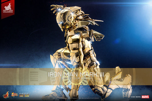[Movie Masterpiece DIECAST] "Iron Man" 1/6 Scale Figure - Iron Man Mark III (Gold Color), Action & Toy Figures, animota