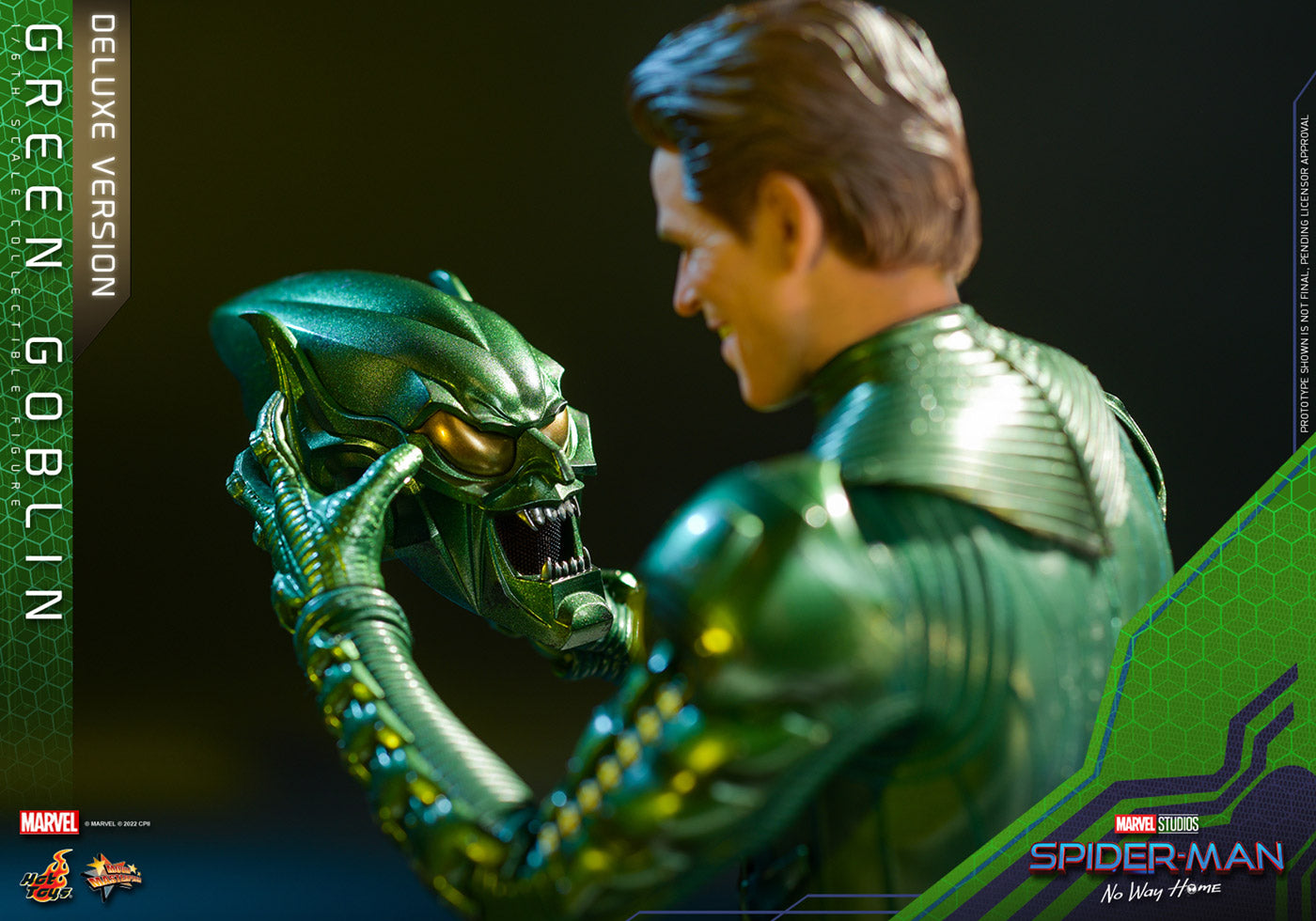 Movie Masterpiece "Spider-Man: No Way Home" 1/6 Scale Figure Green Goblin [w/Bonus Accessory] (Toy Sapiens Exclusive)