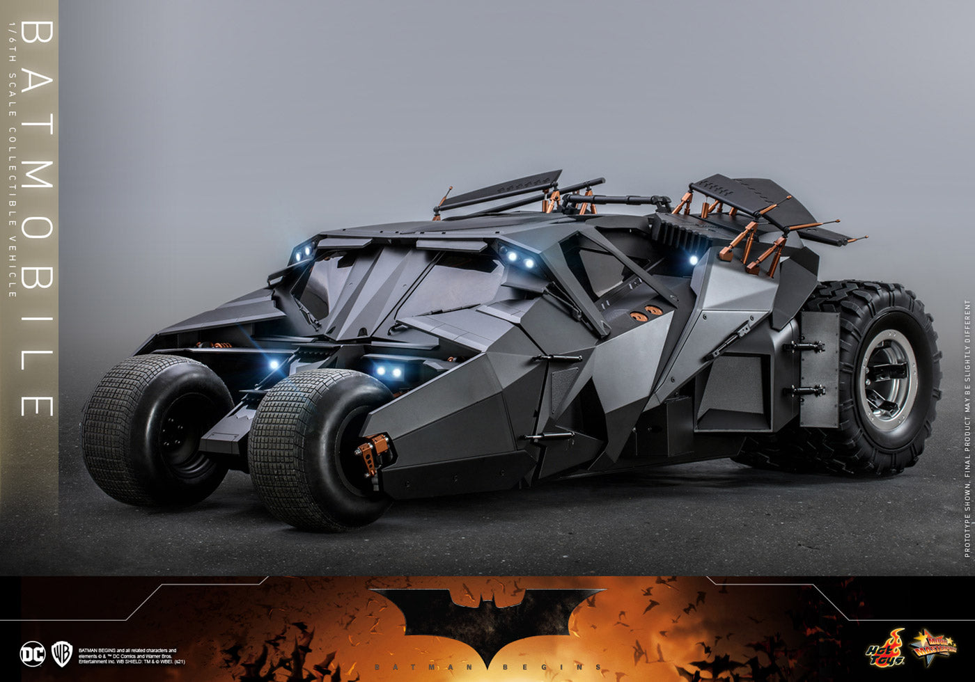 Movie Masterpiece "Batman Begins" 1/6 Scale Vehicle Batmobile