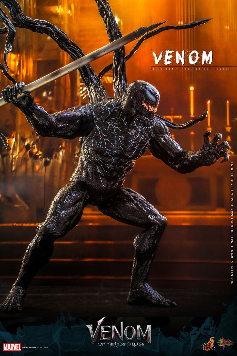 Movie Masterpiece "Venom: Let There Be Carnage" 1/6 Scale Figure Venom