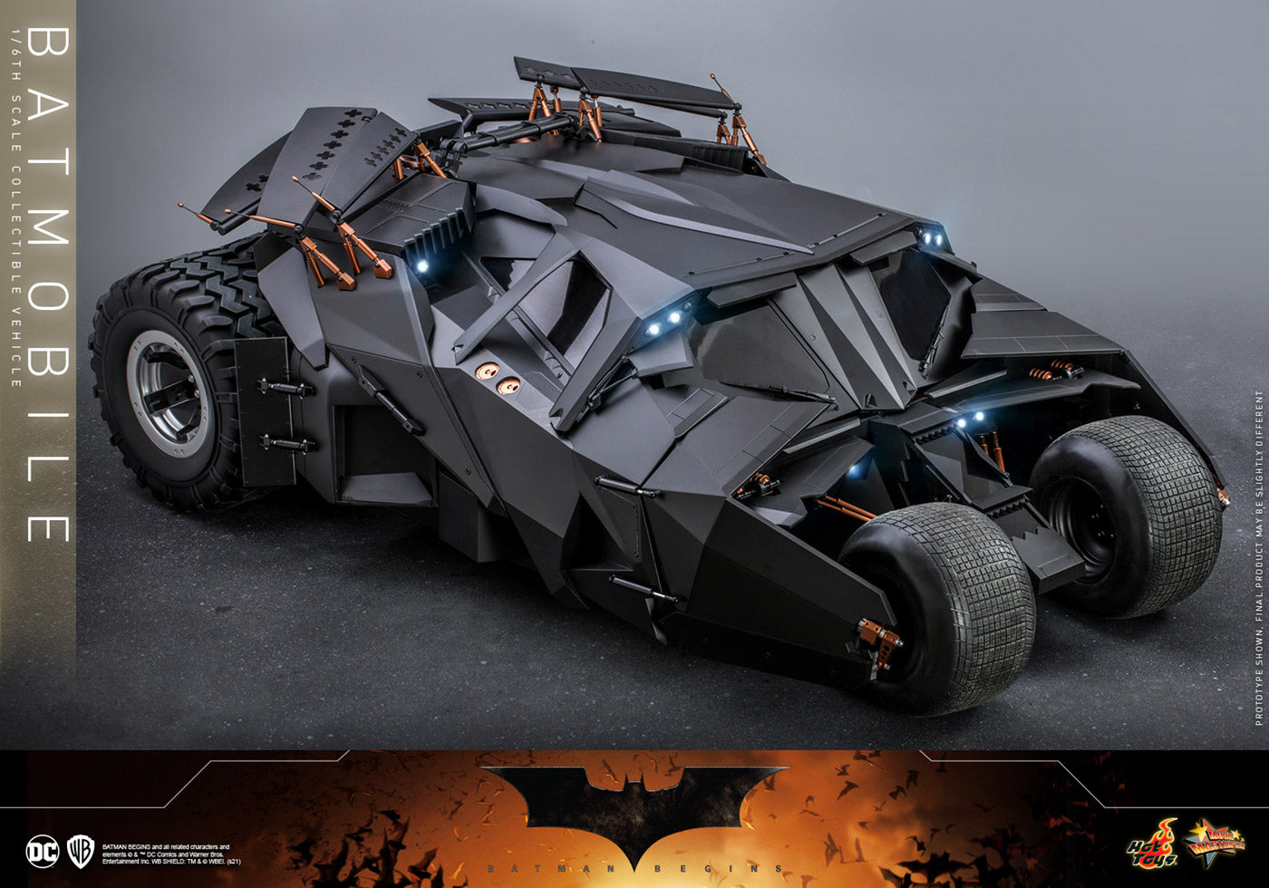 Movie Masterpiece "Batman Begins" 1/6 Scale Vehicle Batmobile