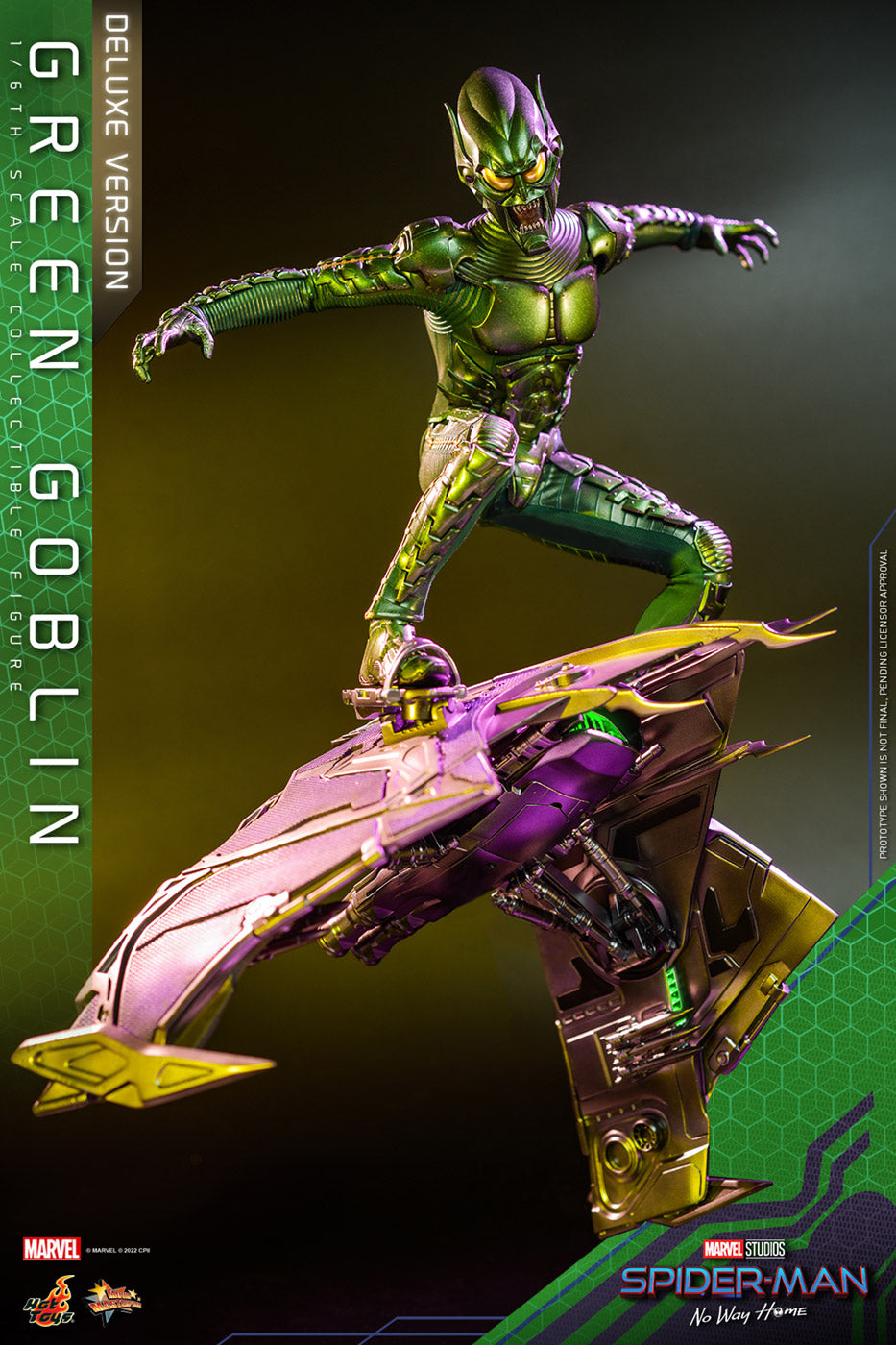 Movie Masterpiece "Spider-Man: No Way Home" 1/6 Scale Figure Green Goblin [w/Bonus Accessory] (Toy Sapiens Exclusive)