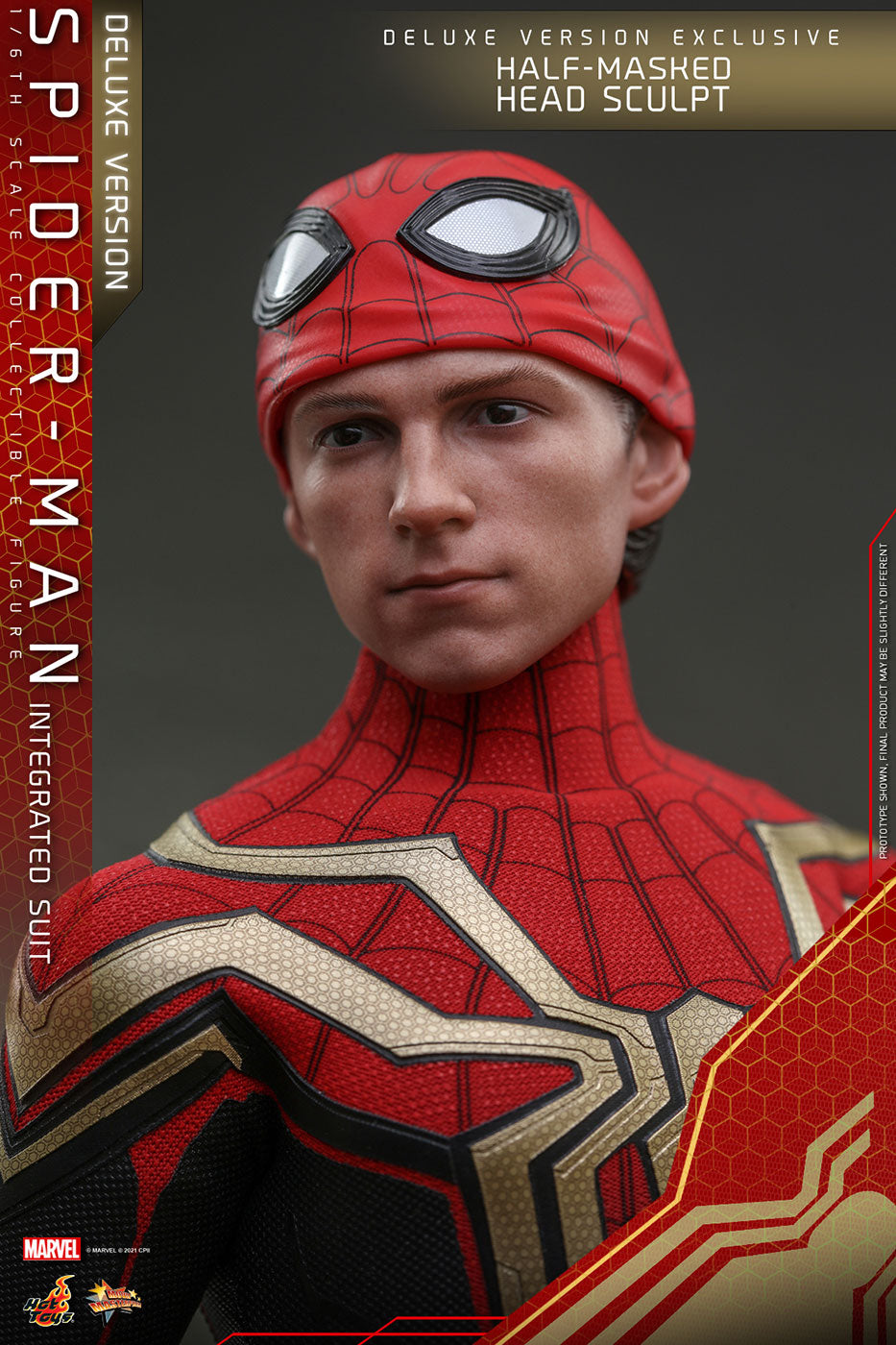 Movie Masterpiece Spider-Man: No Way Home 1/6 Scale Figure Spider-Man (Integrated Suit Edition) [w/Bonus Accessory] (Toy Sapiens Exclusive)