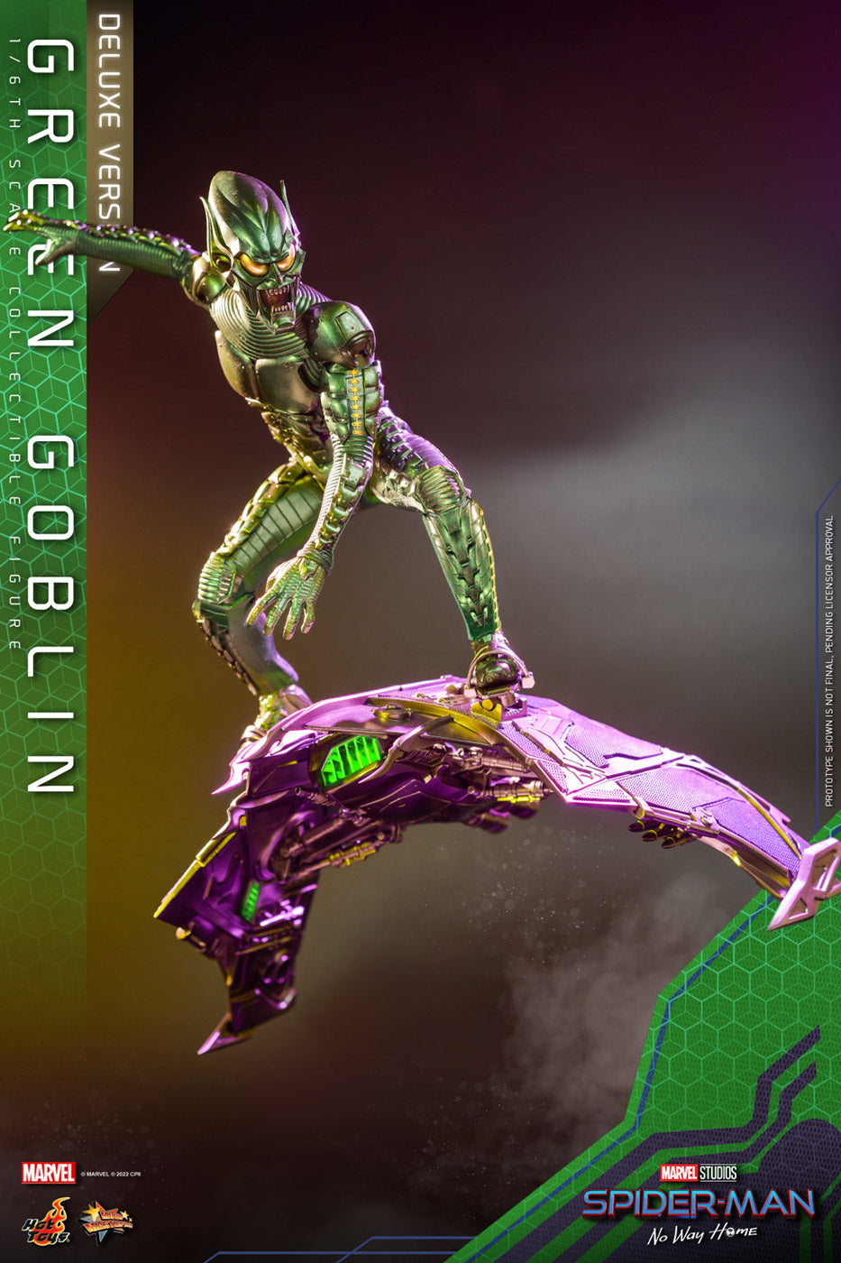 Movie Masterpiece "Spider-Man: No Way Home" 1/6 Scale Figure Green Goblin [w/Bonus Accessory] (Toy Sapiens Exclusive)