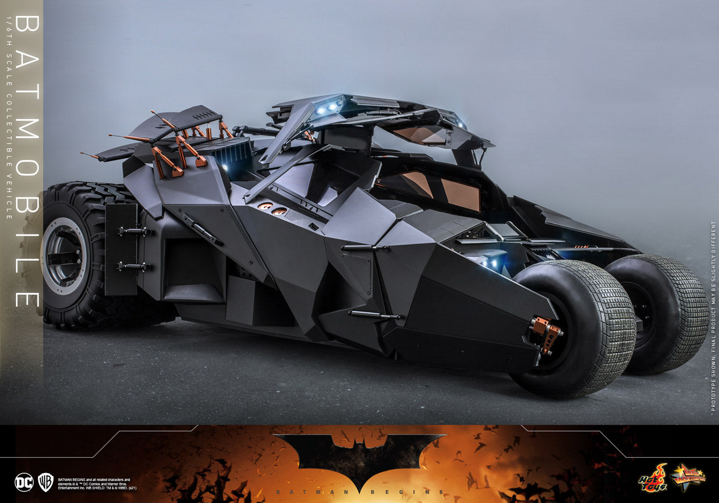 Movie Masterpiece "Batman Begins" 1/6 Scale Vehicle Batmobile