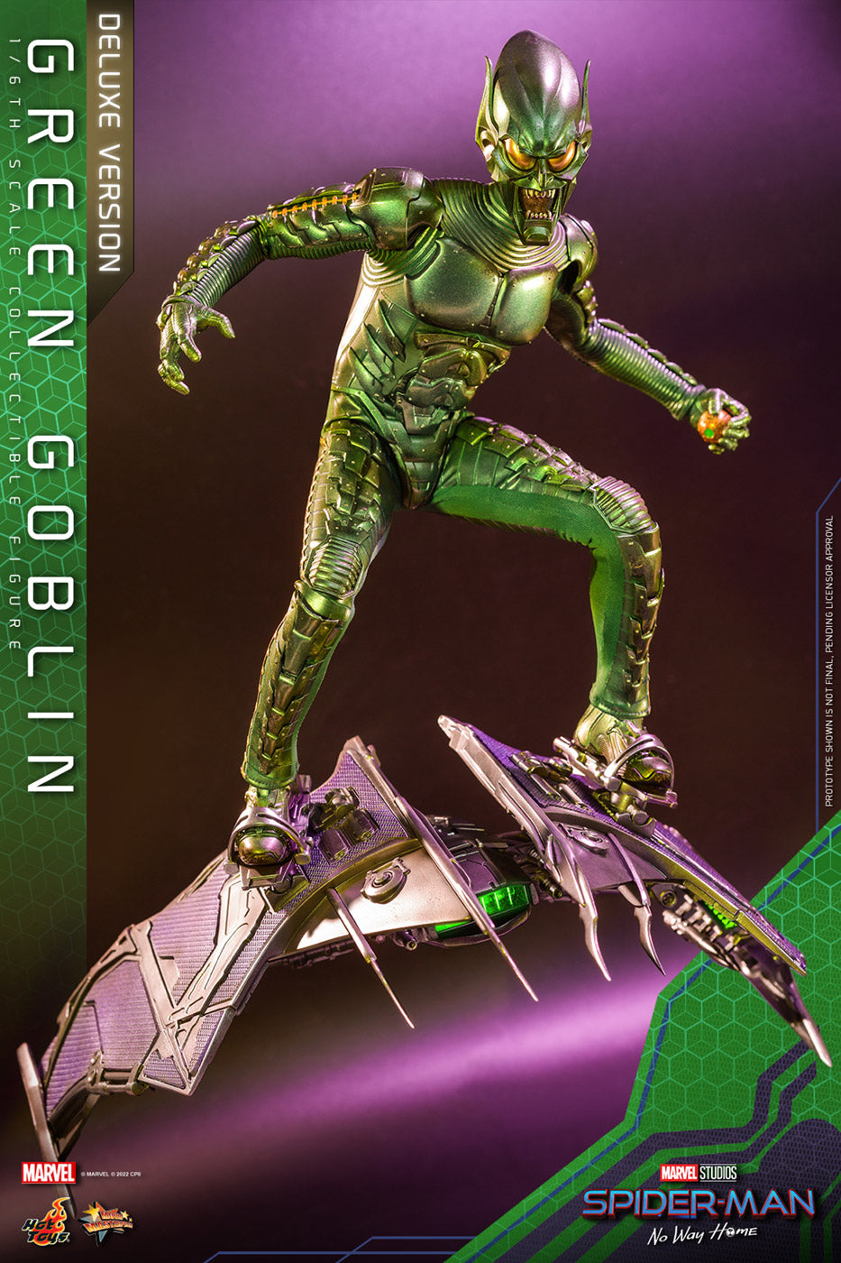 Movie Masterpiece "Spider-Man: No Way Home" 1/6 Scale Figure Green Goblin [w/Bonus Accessory] (Toy Sapiens Exclusive)