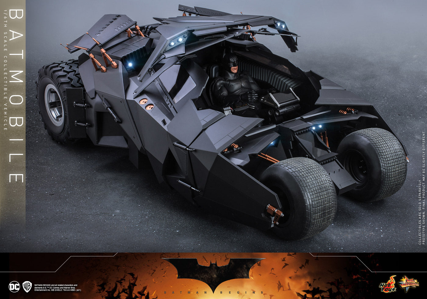 Movie Masterpiece "Batman Begins" 1/6 Scale Vehicle Batmobile